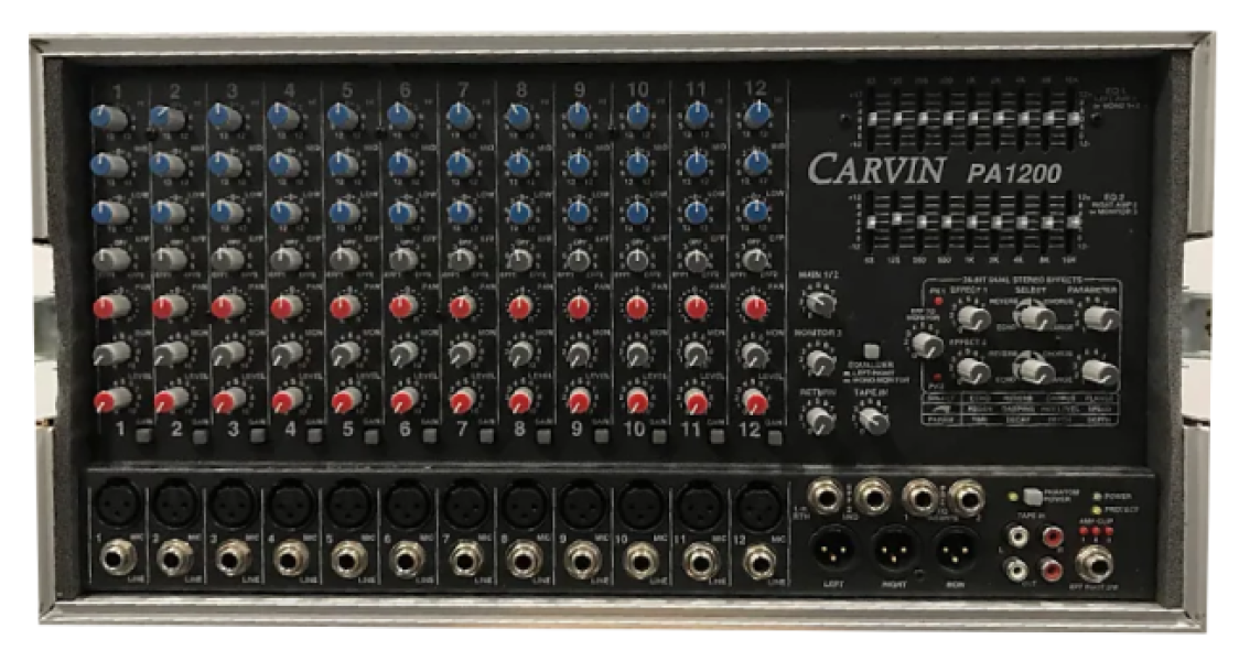 Carvin PA1200 12 Channel Mixer