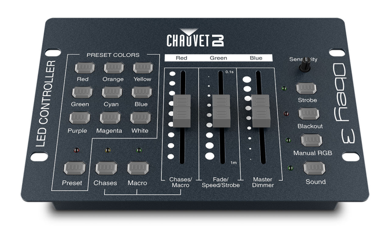 Rent Chauvet DJ Obey 3 3-channel DMX Lighting Controller | DMX Controller Rental Phoenix AZ