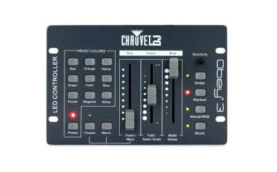 Rent Chauvet DJ Obey 3 3-channel DMX Lighting Controller | DMX Controller Rental Phoenix AZ